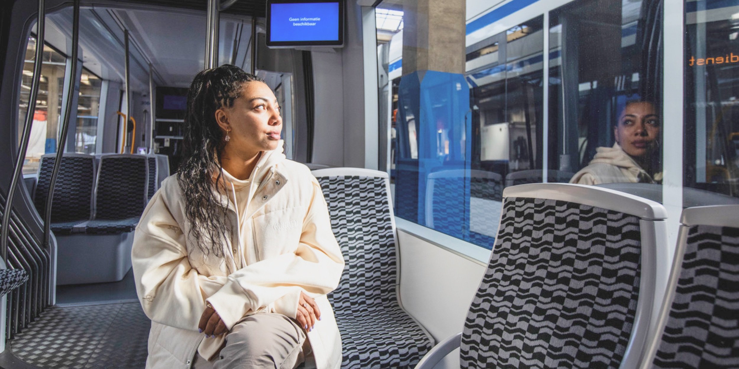 GVB Gappie: Vrouw in tram