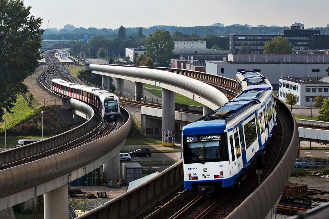 Metros-GVB-Amsterdam-sporen