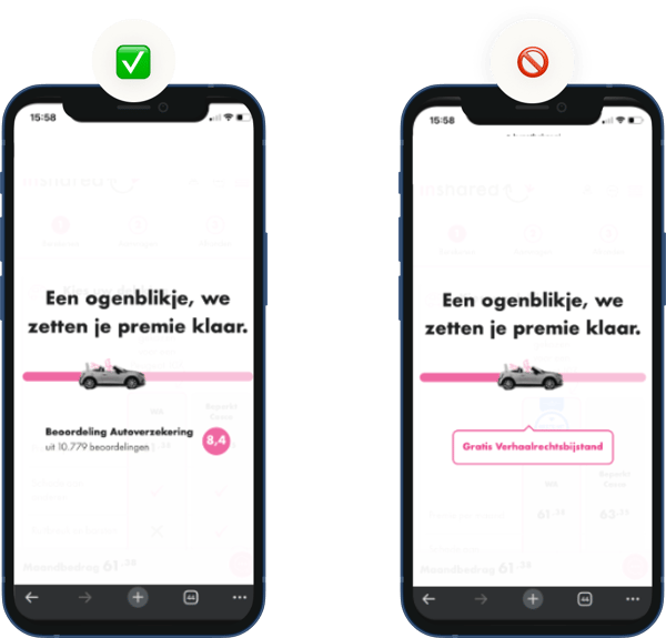 Uitslag a/b-test Uitslag a/b-test